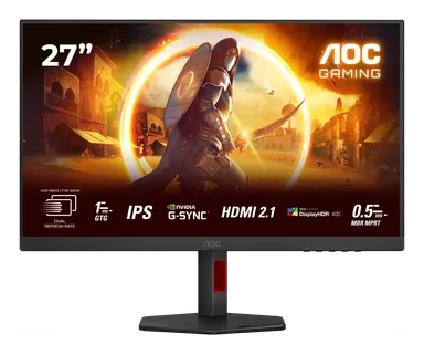 AOC U27G4R - Bäst budget PS5 och Xbox 2026 - betyg 8.3/10