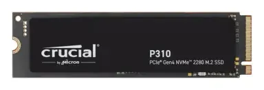 Crucial P310 PCIe Gen4 NVMe - Bäst budget SSD 2026 - betyg 8.6/10